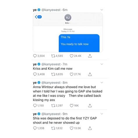 Kanye Wests Twitter Meltdown Check Out All Deleted Tweets