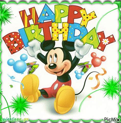 Mickey Mouse Happy Birthday Animated Quote Pictures Photos And Images