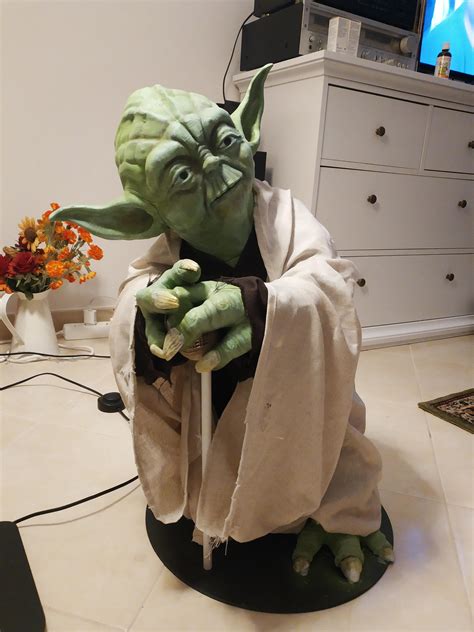 Almost Done My Custom Life Size Yoda R3dprinting