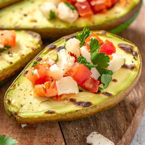 Grilled Avocado With Toppings