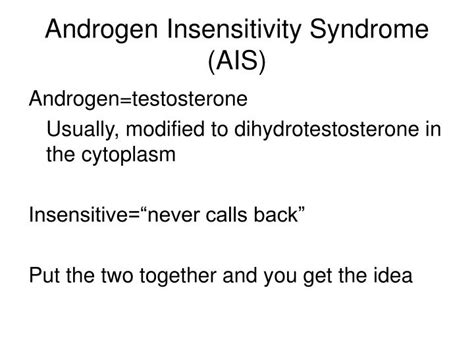 Androgen Insensitivity Syndrome As Related To Testosterone Pictures