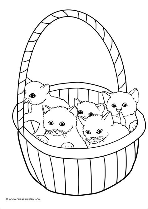 Printable Coloring Pages Kittens Printable World Holiday