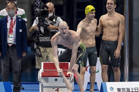 Australian 4x100m Mens Relay Team Breaks World Record In Tokyo Pool