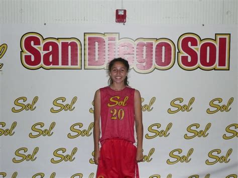 Angelina Roque San Diego Sol Basketball