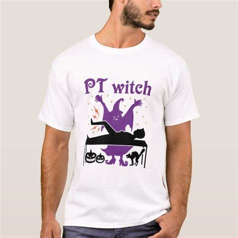 Physical Therapy Halloween Pt Witch T Shirt Zazzle T Shirt Mens Tshirts Physical Therapy