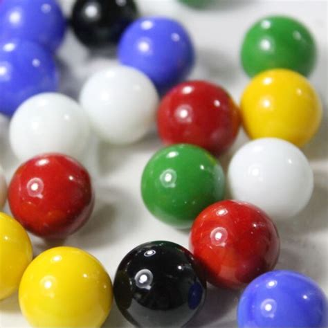 60 Game Replacement Marbles 14mm Solid Color Glass 60 Pieces Ebay