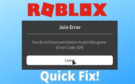 What Is Roblox Error Code 524 And How To Fix Them