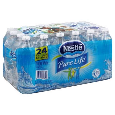 Pure Life Purified Bottled Water 24 Bottles 169 Fl Oz Foods Co