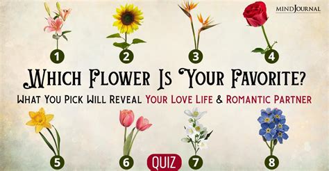 8 Choose A Flower Personality Test To Discover Your Love Life