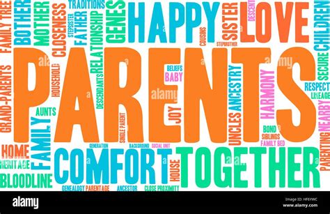 Parents word cloud on a white background Stock Vector Image & Art - Alamy
