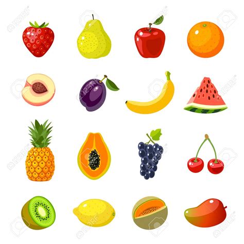 Stock Photo En 2020 Dibujos De Frutas Ilustración De Manzana Y Fruta