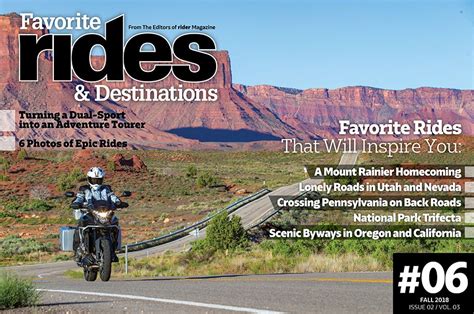 Favorite Rides And Destinations Is A Free Motorcycle Touring And