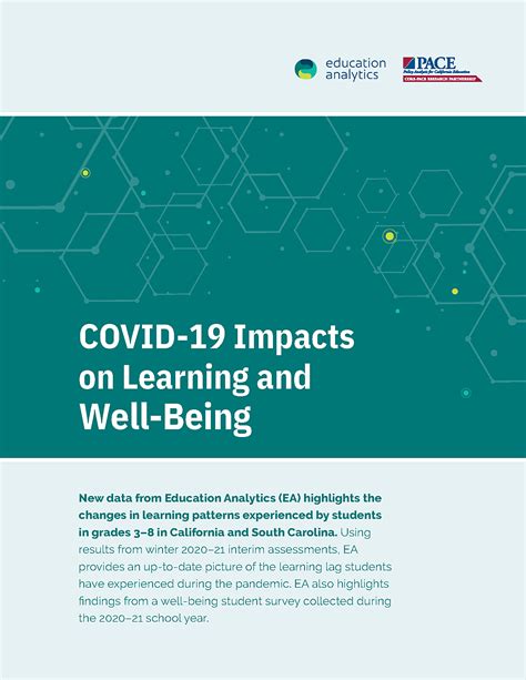 Education Analytics COVID 19 Impacts On Learning And Well Being
