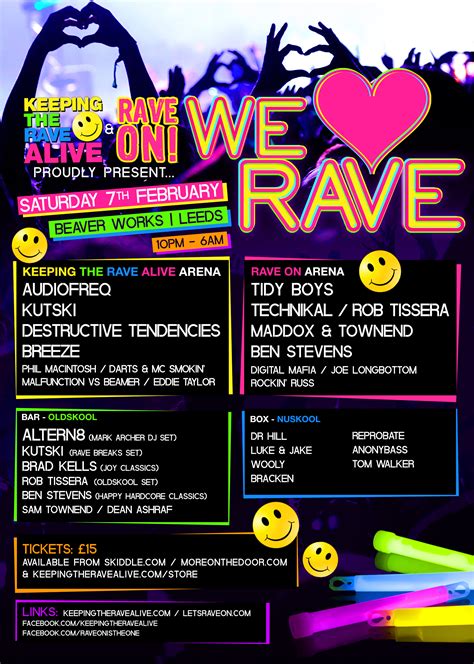 event listings keeping the rave alive and rave on present we love rave exclusive hard house