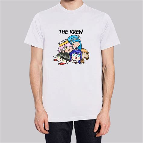 Funneh Merch The Krew Chibi Shirt Cheap Made Printed