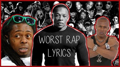 10 Worst Rap Lyrics Ever The English Blokey Youtube