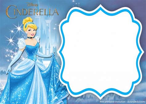 Free Printable Cinderella Royal Invitation Templates Dolanpedia