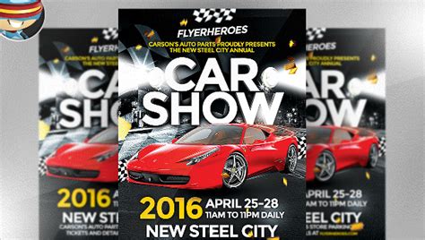 Free 17 Car Show Flyer Templates In Ai Psd Indesign Ms Word