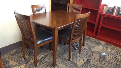 Glambrey 5 pc counter height set. Ashley Furniture Stuman Dining Table Set D293 Review - YouTube