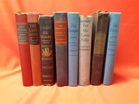 Vintage Hardcover Books Thomas B Costain Set Of 10 Etsy Hardcover