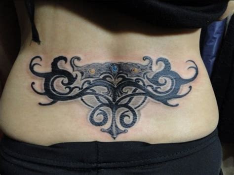 50 vivacious lower back tattoos for women