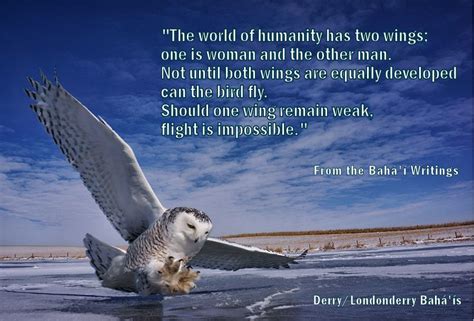 The World Of Humanity Has Two Wings—one Is Women And The Other Men