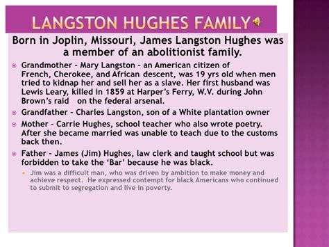 Langston Hughes Poetry Offer Insight To African American
