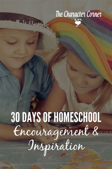 30 Days Of Homeschool Encouragement And Inspiration Series The