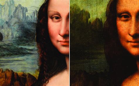 Comparison Between The Prado Mona Lisa And The Louvre Mona Lisa