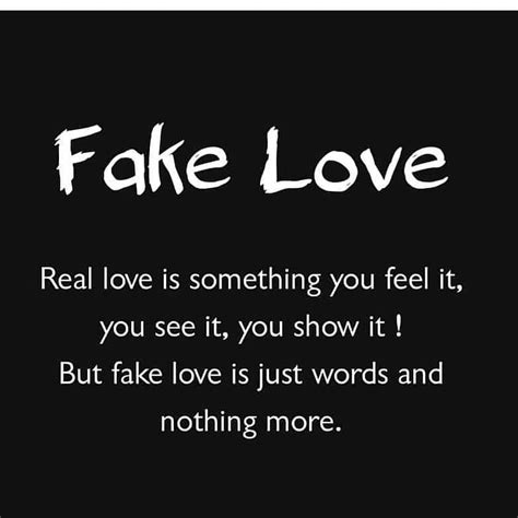 Quotes About Fake Love