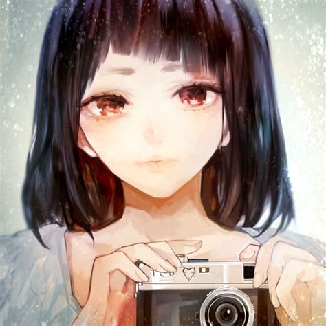 Anime Girl With Camera Anime People Anime Guys Girls With Cameras