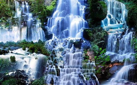 3840x2160px Free Download Hd Wallpaper Many Waterfalls Nature
