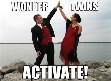 And The Staged Photos To Be Taken Wonder Twins Twins Meme