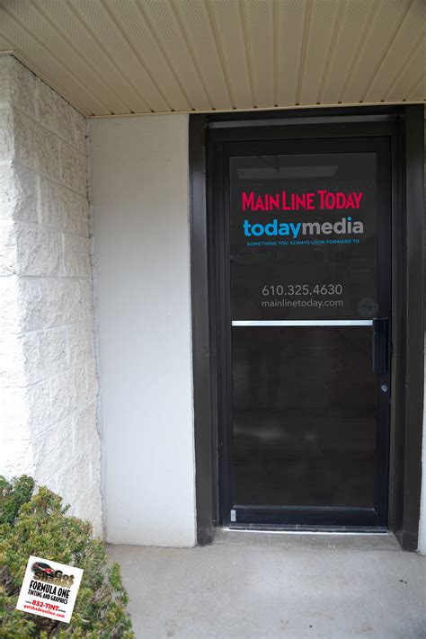 Main Line Today Sign And Lettering