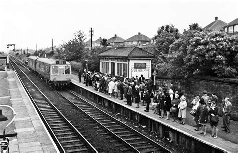 kirkby station a british railways derby works two car dies… flickr