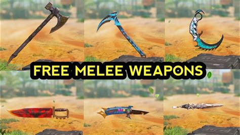 Top 10 Best Free Melee Weapons In Cod Mobile Youtube