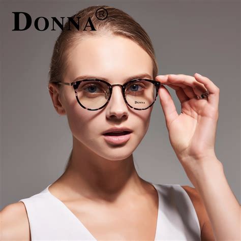Donna Fashion Reading Eyeglasses Optical Glasses Frames Glasses Women New Cat Eye Frame Ultra