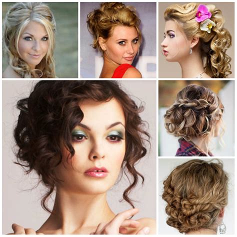 Pretty Curly Updo Hairstyles For 2016 2021 Haircuts Hairstyles And