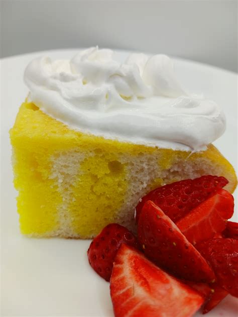 Happier Than A Pig In Mud Lemon Jello Poke Cake With Cool Whip And