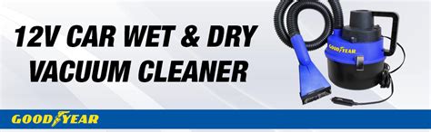 Goodyear 12v Wet Dry Car Vacuum Cleaner Portable Handheld Van Cigarette