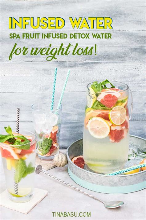 Infused Water Spa Fruit Infused Detox Water For Weight Loss