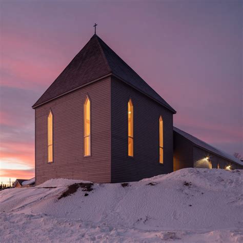 Decmyk Our Lady Of The Snows Church Combines Moravian And Innu Influences