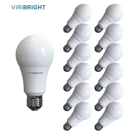 Viribright 100 Watt Equivalent Daylight 6500k A19 E26 Base Led Light