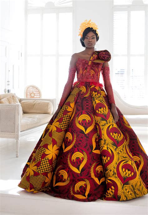 Robe De Mariée Africaine Vlisco Robe Africaine La Mariée Inoubliable