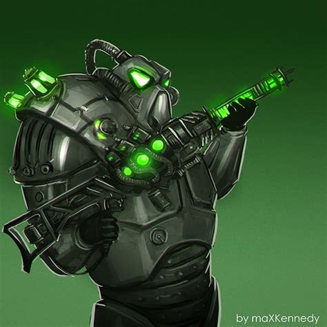 Fallout The Enclave Soldier By Maxkennedy Fallout Fan Art Fallout