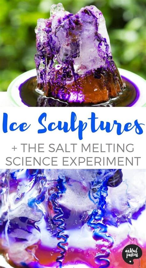 Super Awesome Salt Melting Ice Experiment And Sculptures With Play Make
