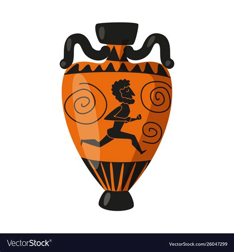 Design Amphora And Artifact Icon Royalty Free Vector Image