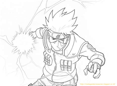 Gambar 10 Gambar Mewarnai Naruto Anak Paud Tk 5 Diwarnai ...