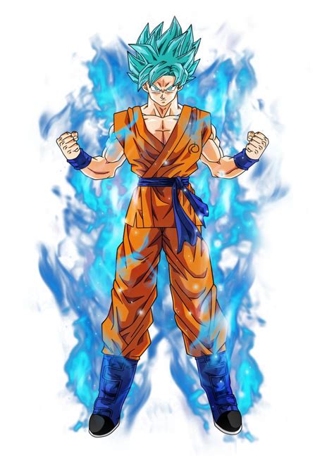 Goku Super Saiyan Blue By Bardocksonic On