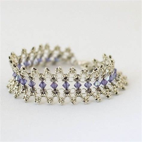 Beaded Bracelet Tutorial Elizabethan Elegance Digital Download Etsy